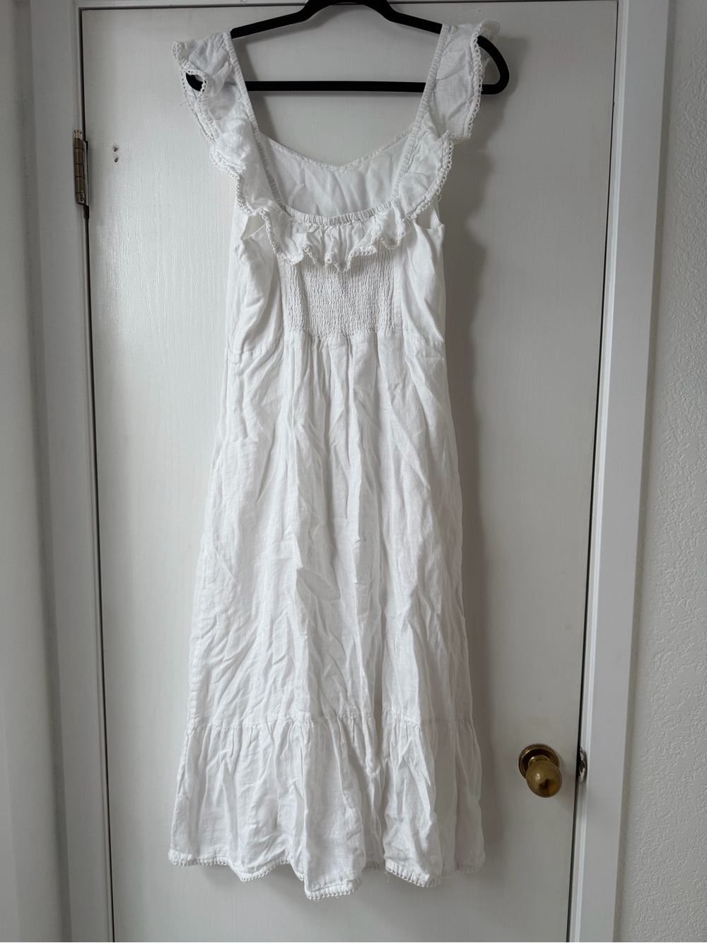 Roller Rabbit White Ruffle-Trim Cotton Sundress